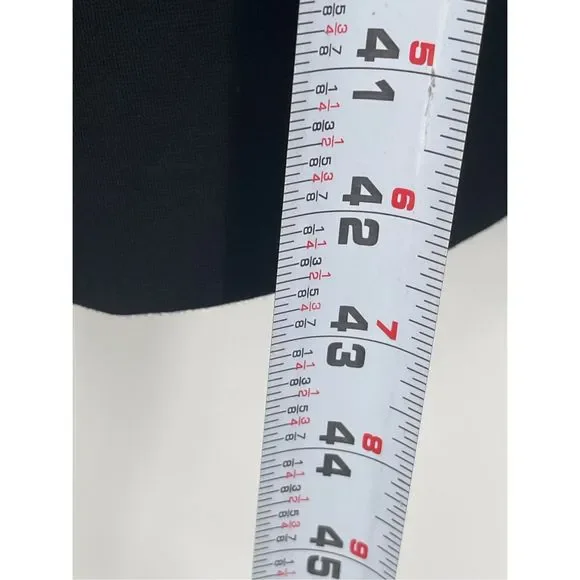 Talbots Dress Women’s Plus Size 22 W Black Bell Ruffle 3/4 Sleeve New‎ - Picture 7 of 12